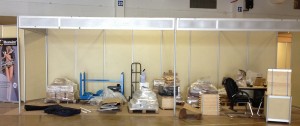 Προετοιμασία του περιπτέρου μας